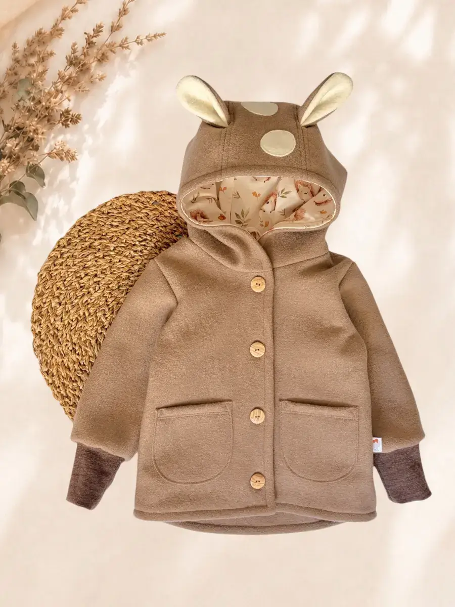 Merino Walkjacke Rehkitz "Ulrike" – Bild 2