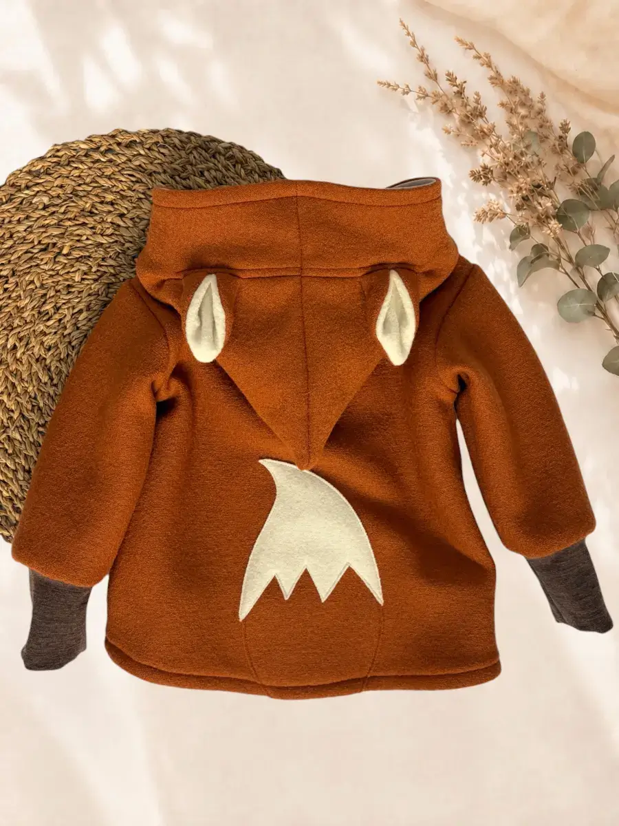 Merino Walkjacke kleiner Fuchs "Findus" – Bild 3