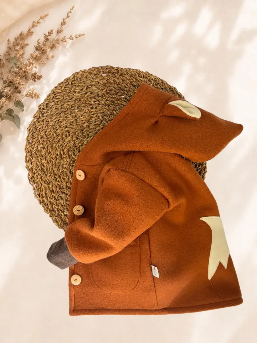 Merino Walkjacke kleiner Fuchs "Findus" – Bild 2